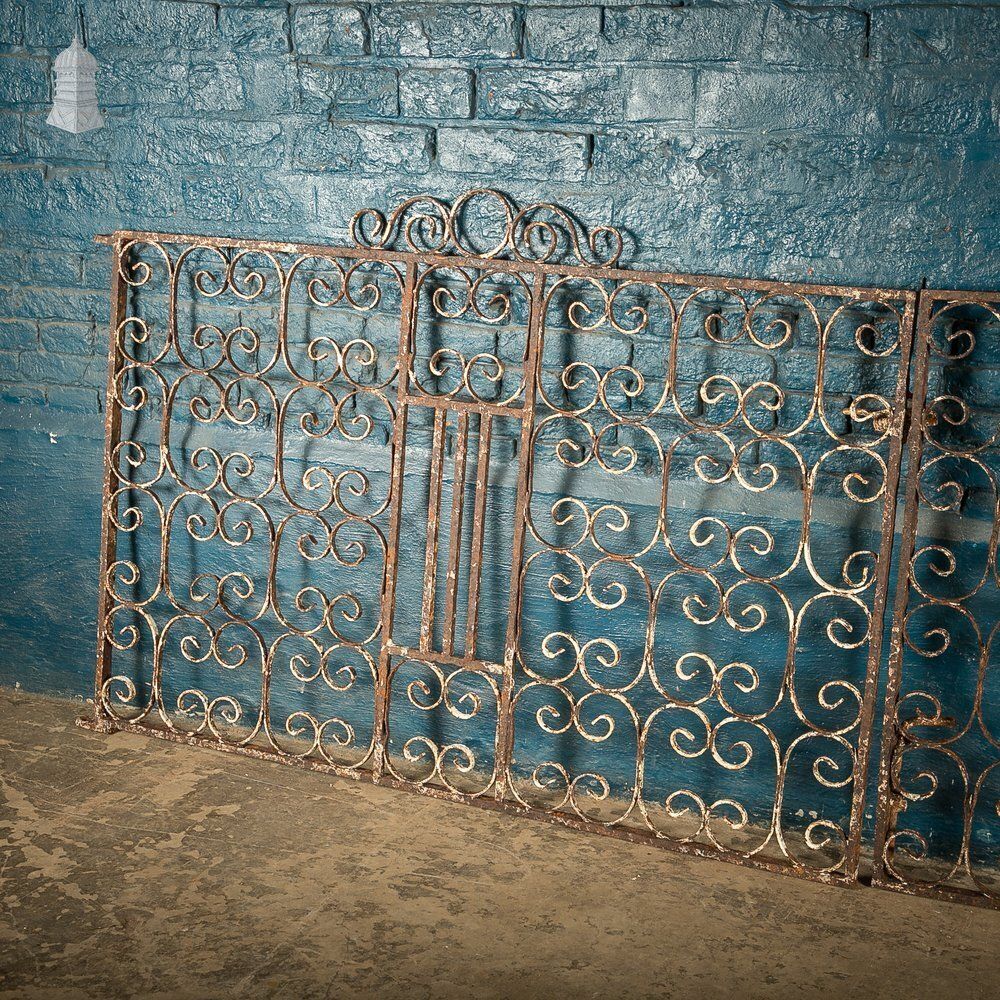 Scrollwork Driveway Gates, Victorian Wrought Iron photo Home Decor