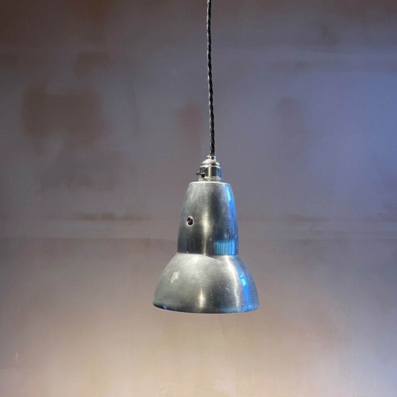 Vintage Industrial Herbert Terry Pendant Light photo for sale