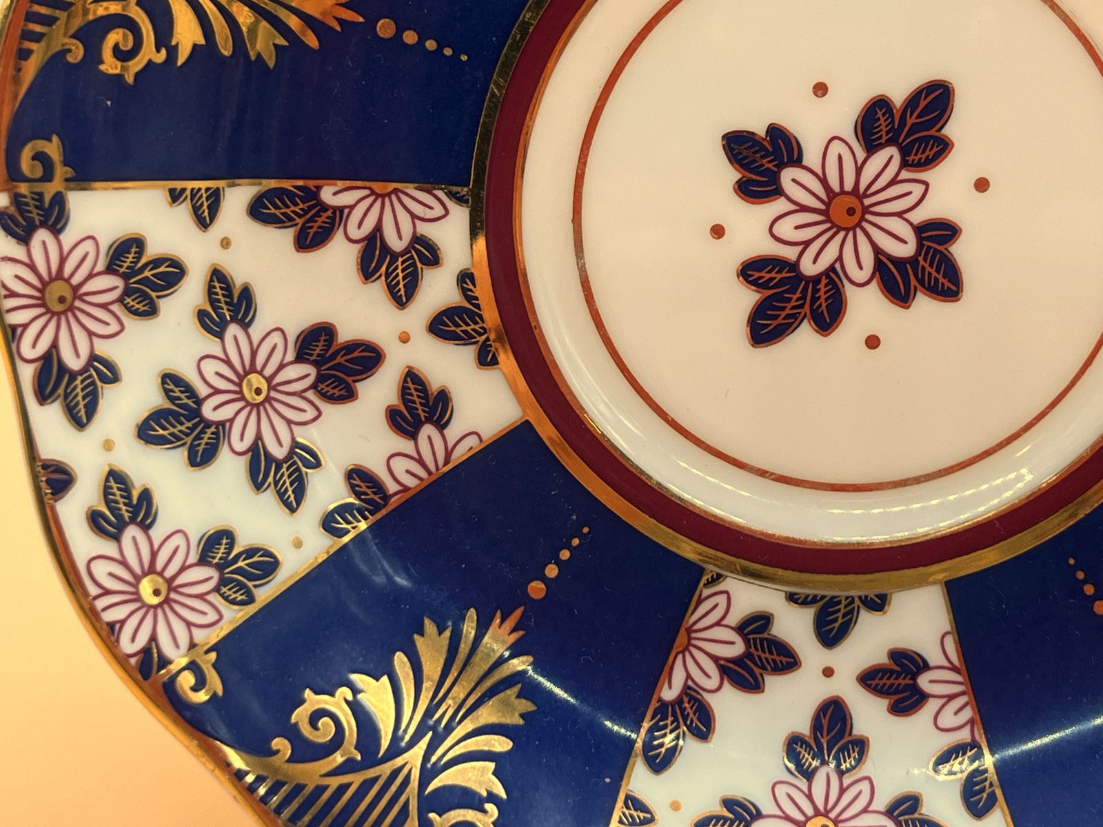 Royal Albert China 100 Years Regency Blue Design Tea Cup And Saucer Duo. photo 50.0