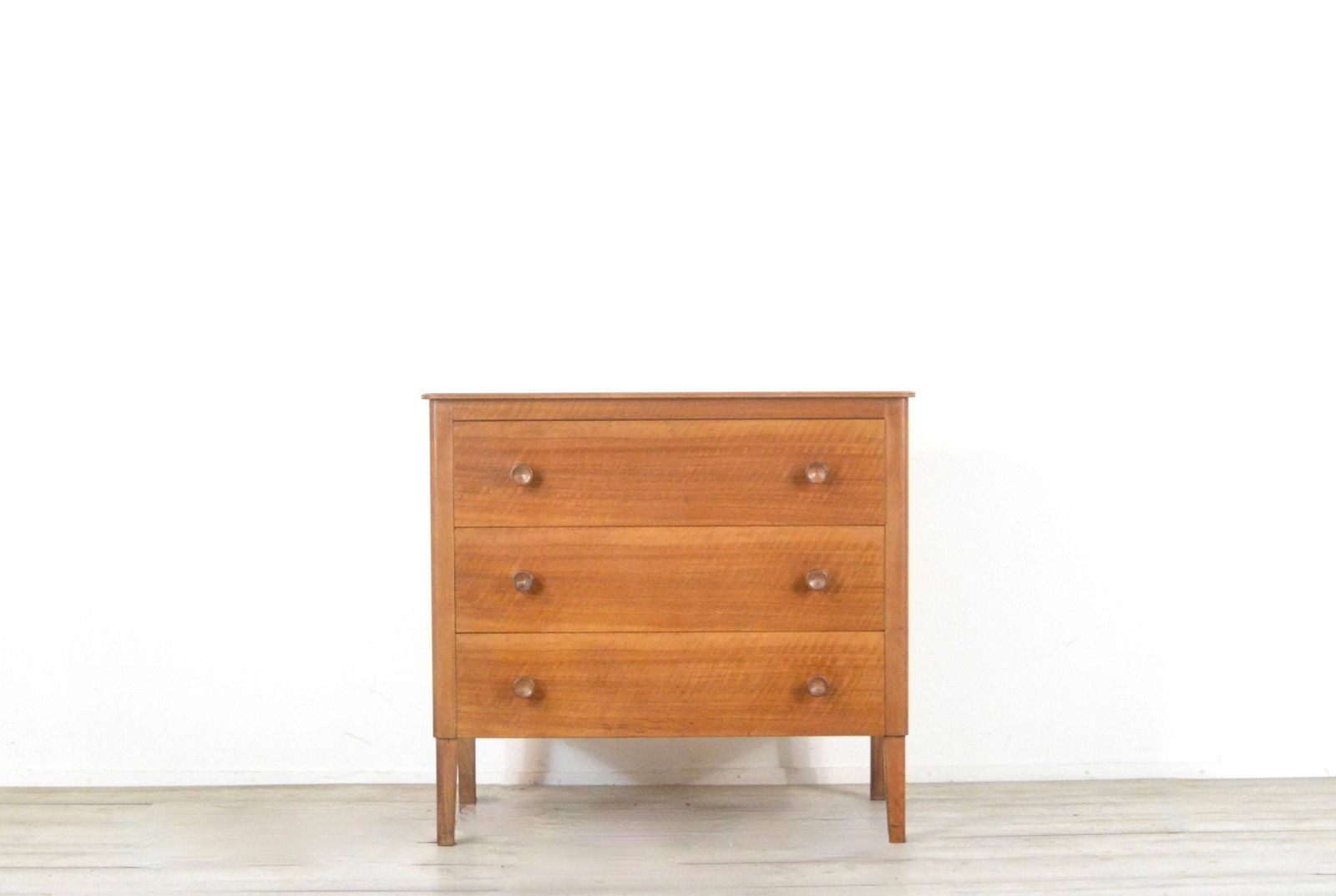 Midcentury Walnut Chest Of Drawers By Gordon Russell Modern Danish Retro Style photo for sale