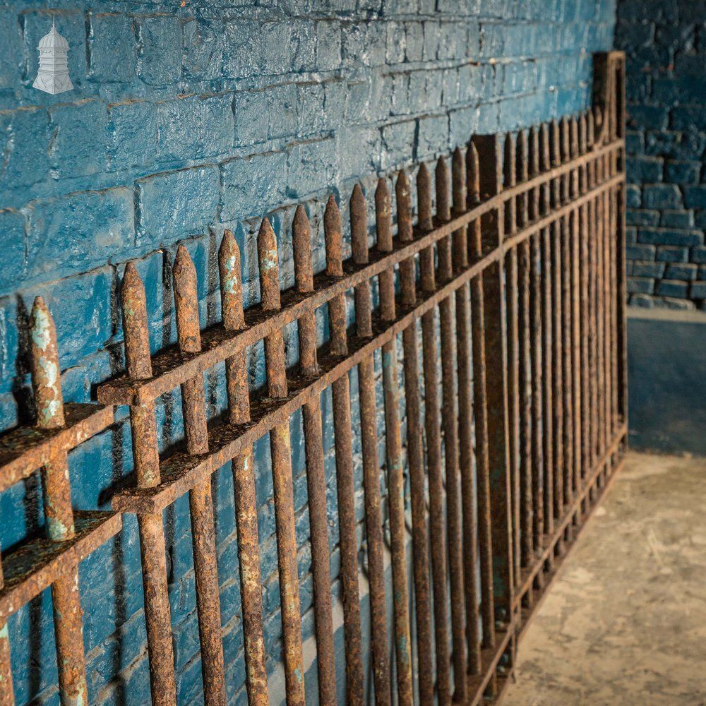 photo for sale Wrought Iron Railings, Reclaimed Perimeter Railing   A Run Of 5.7m