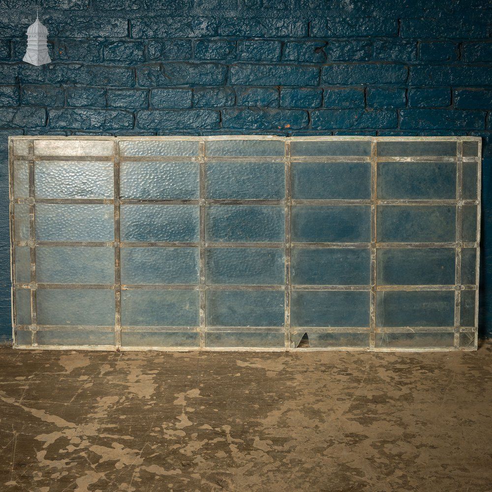 Home Fixtures Leaded Glass Panels, Batch Of 7 photo
