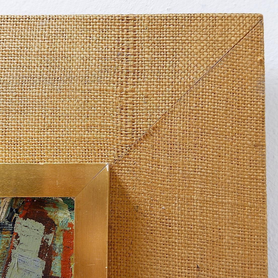Anto Diez (1914 1992) "Circus Danseres" 1968 Painting On Canvas photo furniture