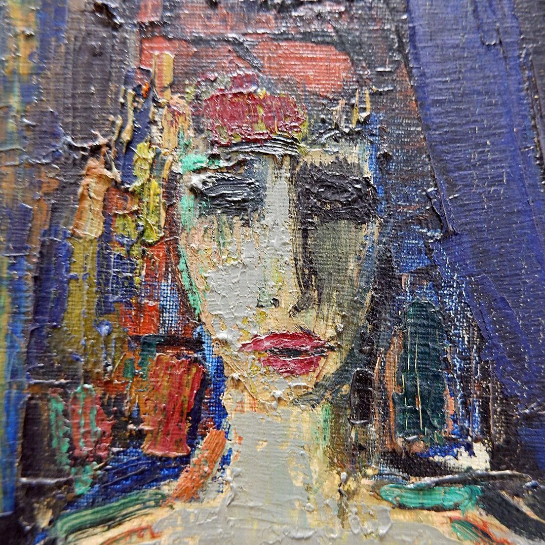 Anto Diez (1914 1992) "Circus Danseres" 1968 Painting On Canvas photo for sale