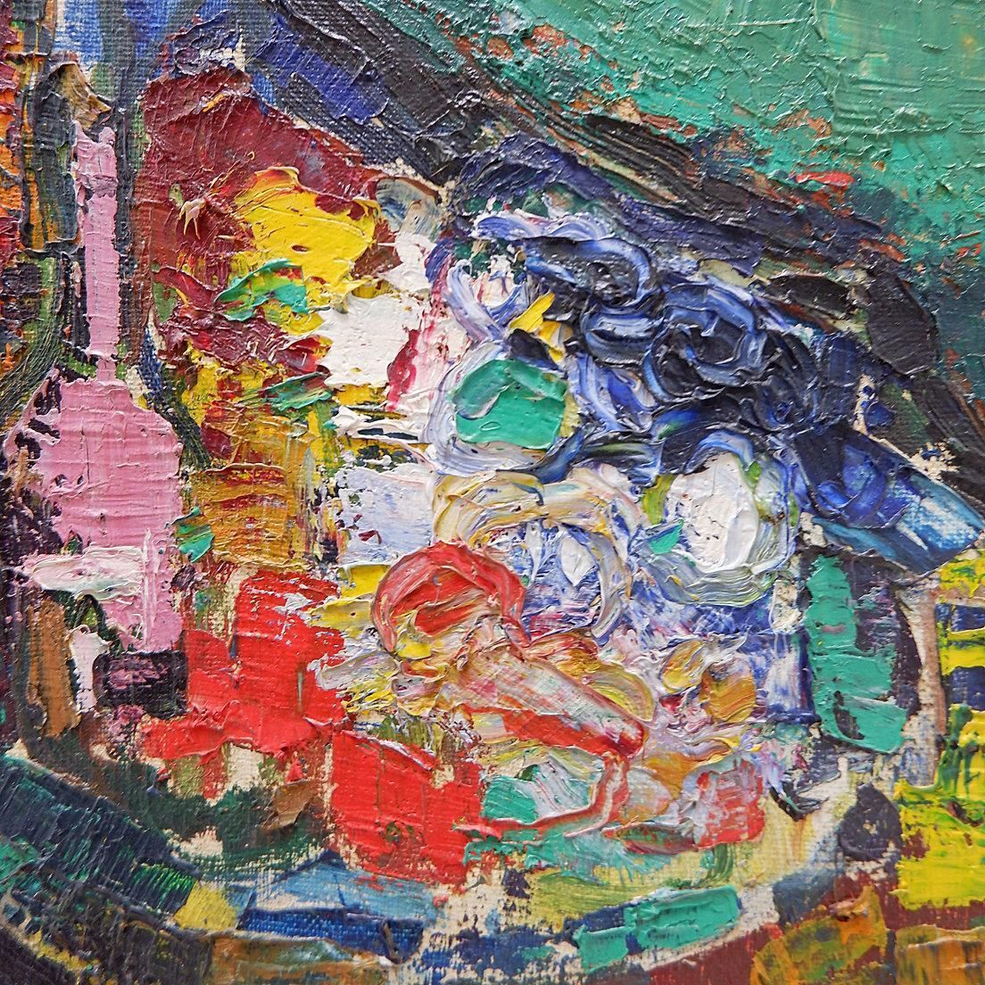 Anto Diez (1914 1992) "Circus Danseres" 1968 Painting On Canvas photo 876.0