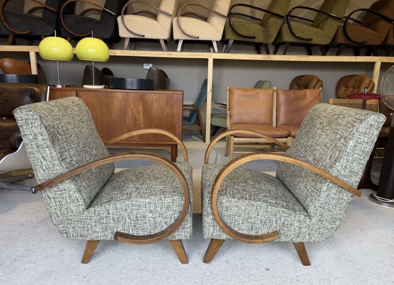 Pair Of Jindrich Halabala Armchairs, Art Deco photo Furniture