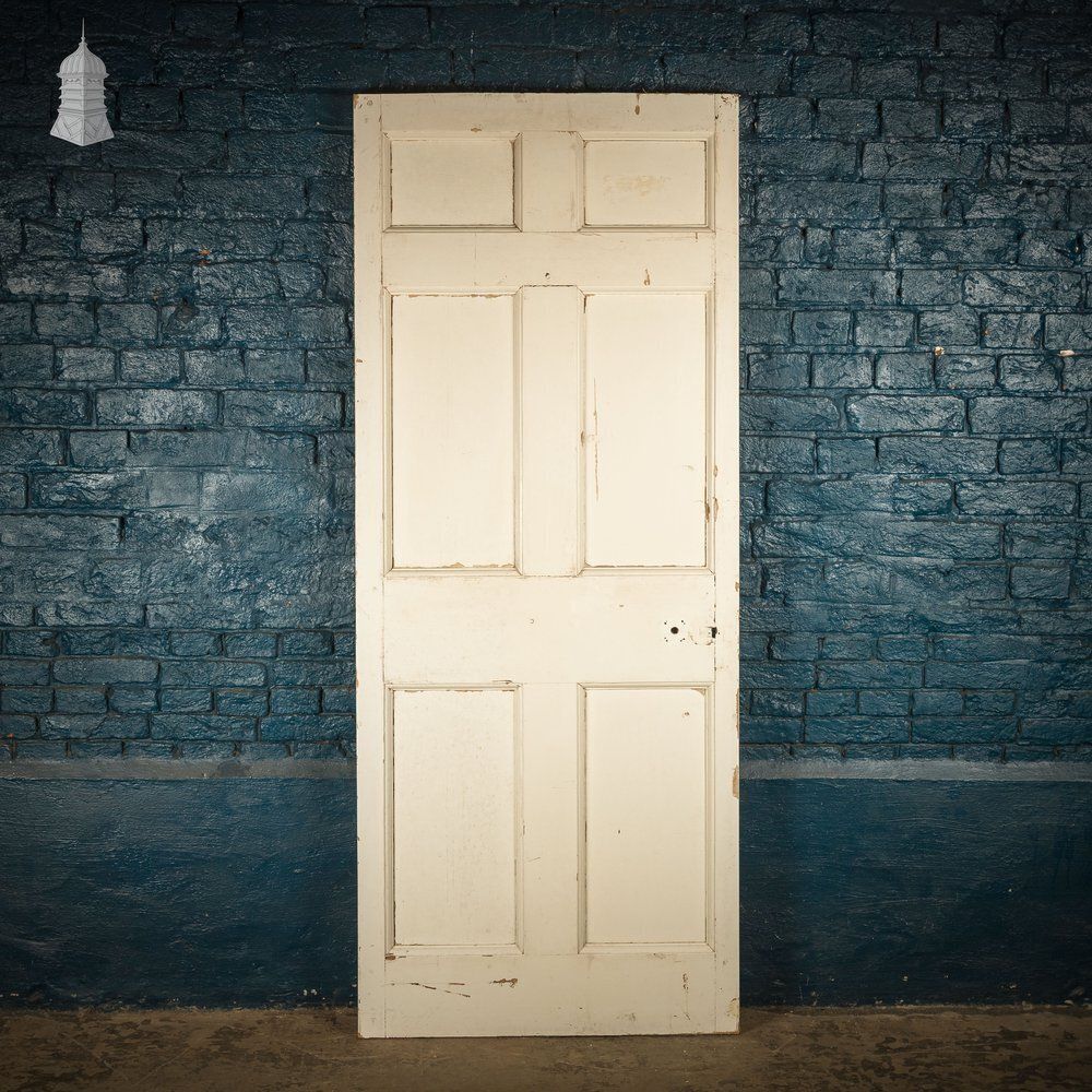 Moulded 6 Panel Door, Reclaimed