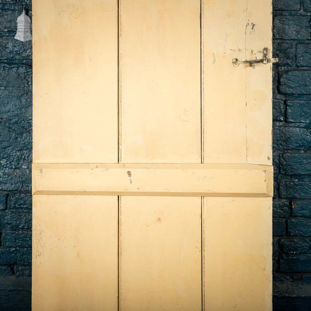 photo for sale Reclaimed 3 Plank Door – Distressed Cream Paint