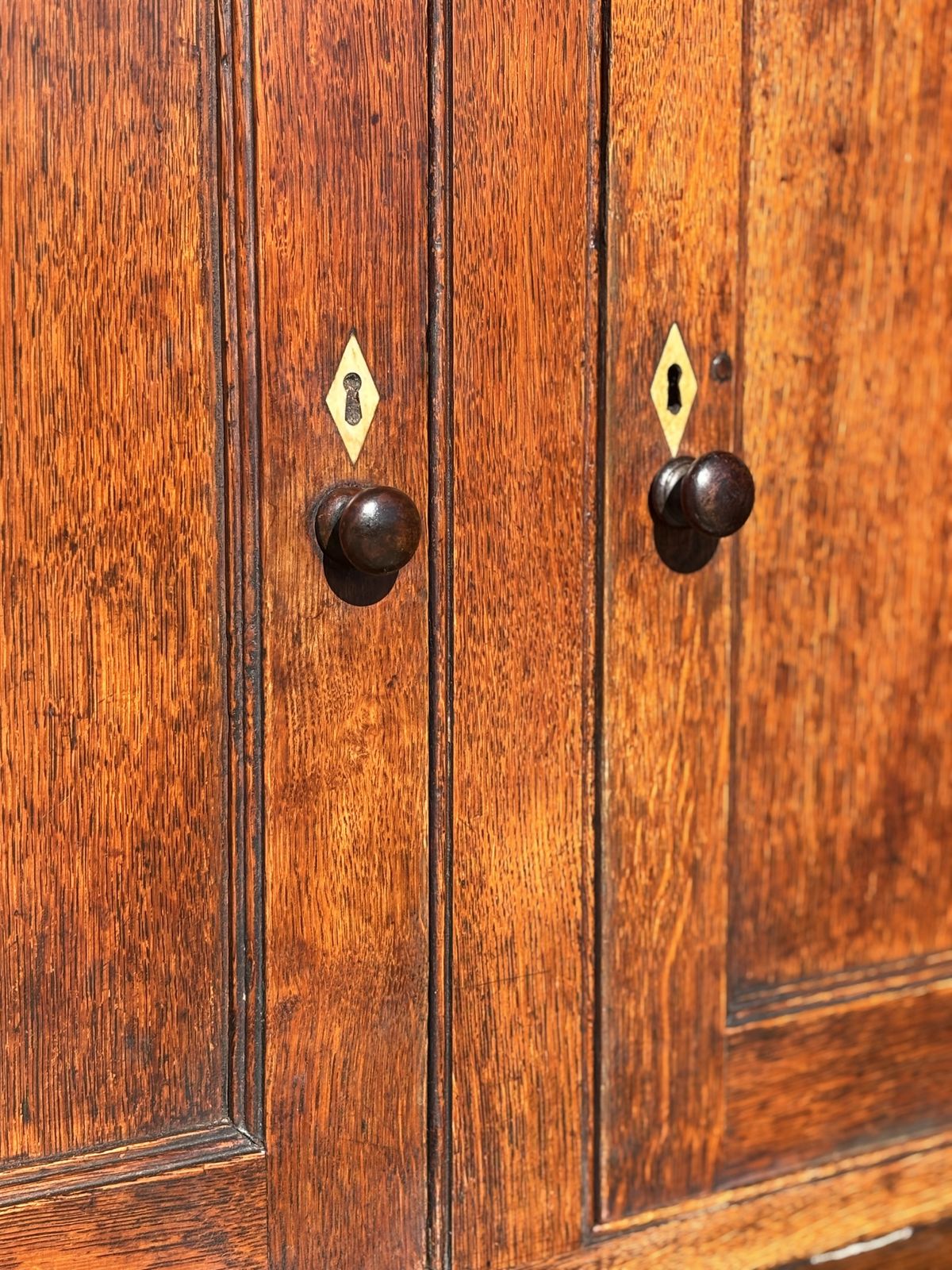 photo buy 18th Century George III Period Oak Court Cupboard