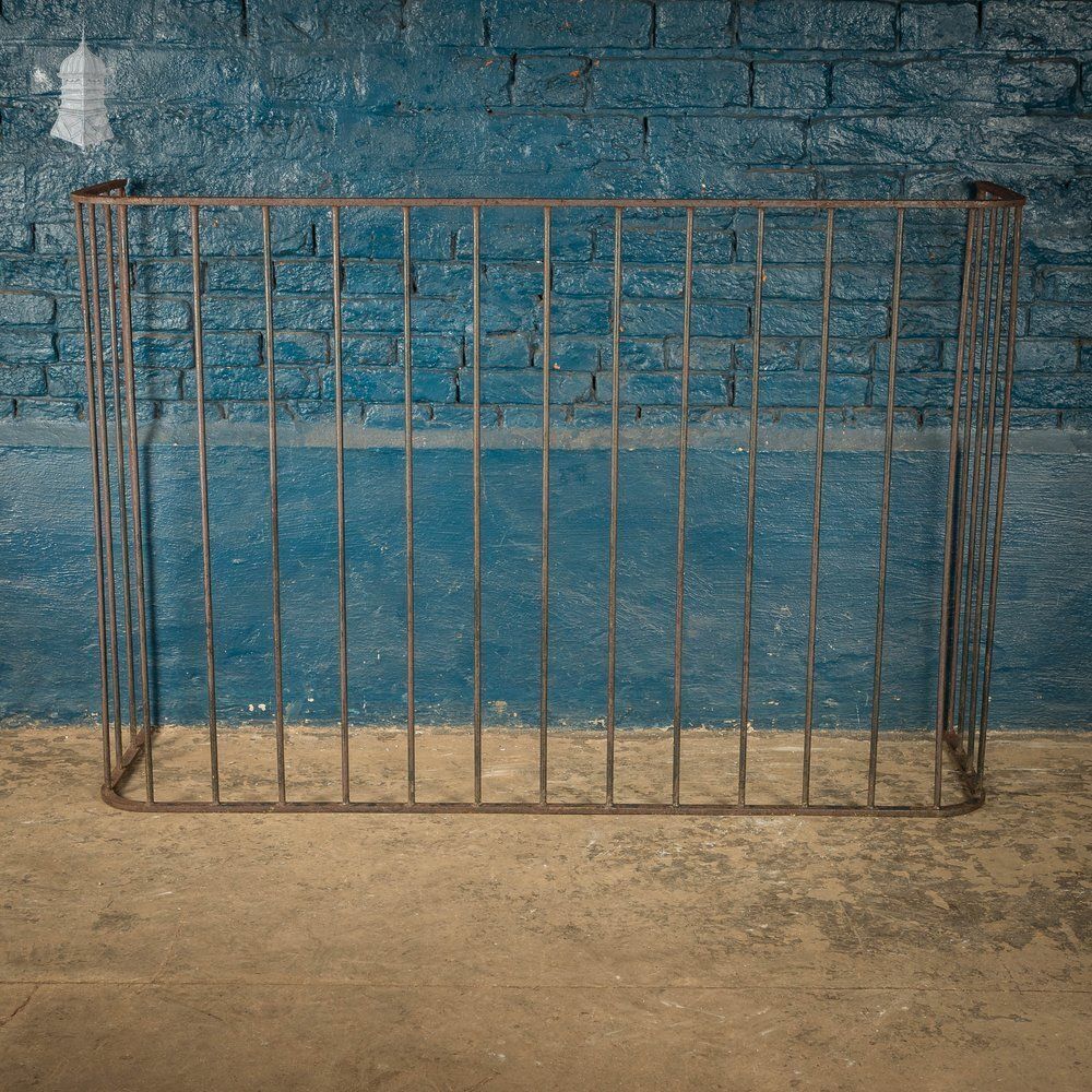 Antique 'Nursery' Fireguard, Wrought Iron photo furniture