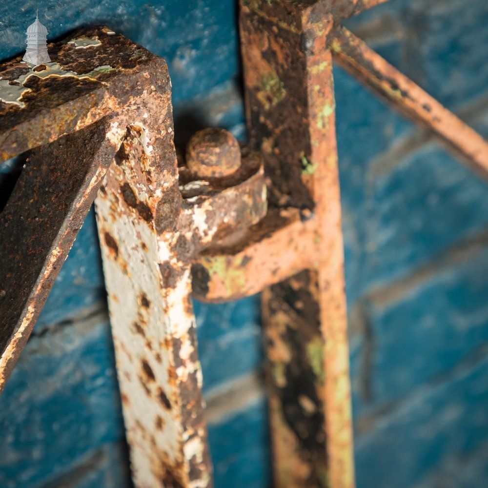 Asymmetric Double Gate, Reclaimed Pedestrian And Driveway Gate photo vintage