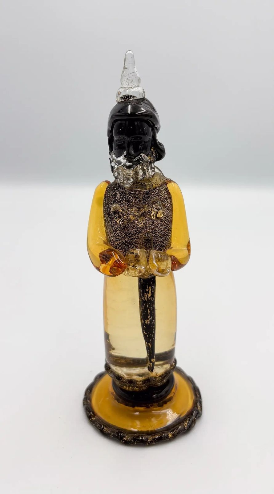 Home Decor Rare Chess Set Composed Of 32 Solid Amber Glass Pieces, Barbini, Pauly & C photo