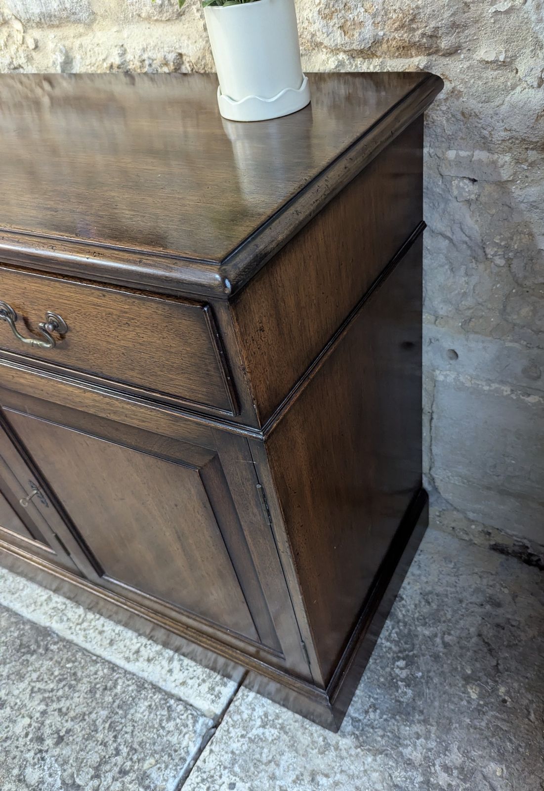 photo buy Antique Style Sideboard With Drawers   Dark Oak Effect