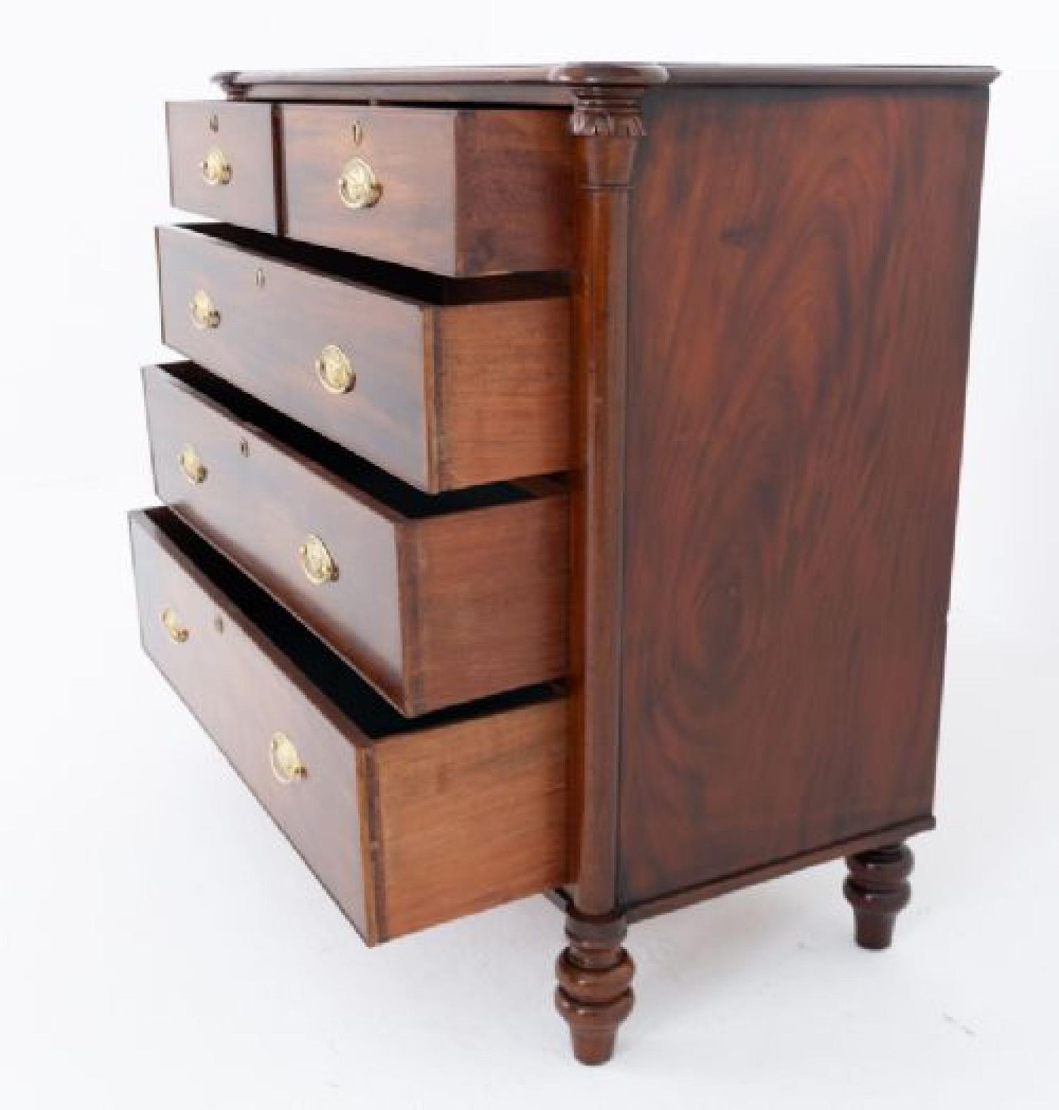 Period Victorian Chest Drawers Mahogany 1860 photo for sale