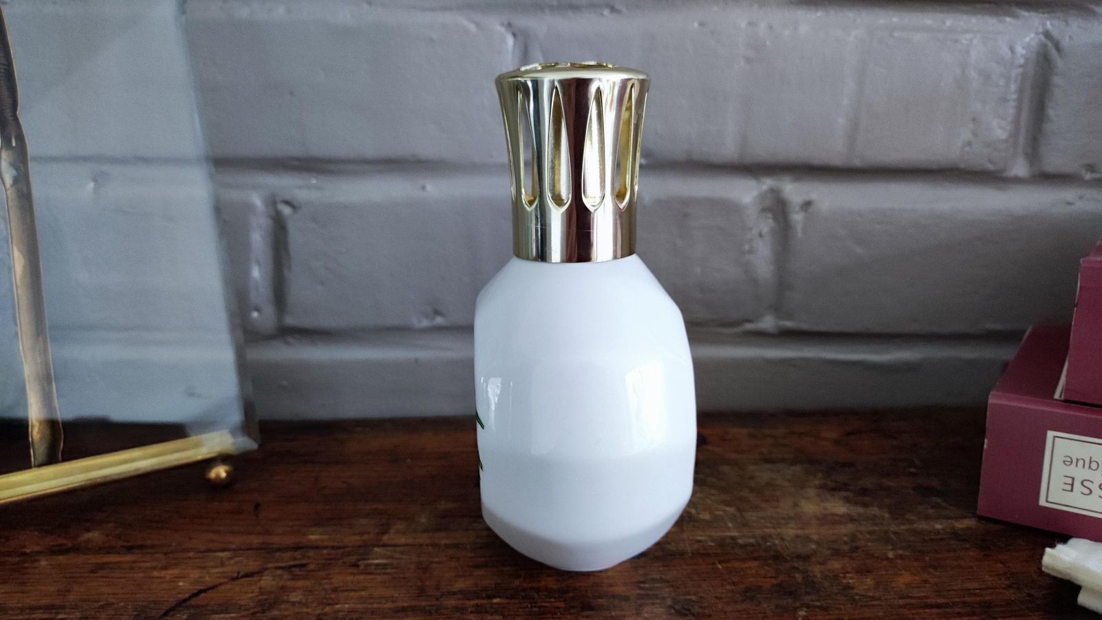 89.0 French Lampe Berger Artoria Limoges Porcelain, Catalytic Home Fragrance Diffuser, 1970s photo