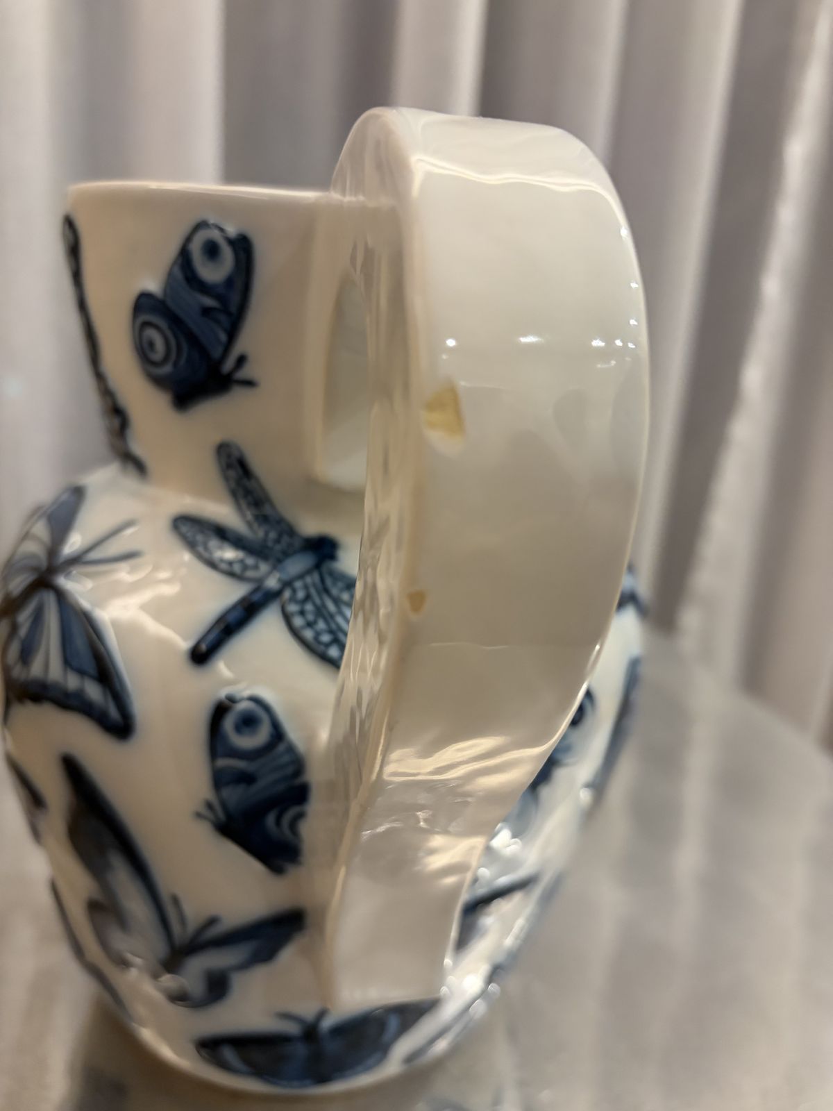 Vintage Hand Painted Glazed Ceramic Vase 50/250, Studio Job Makkum photo vinterior