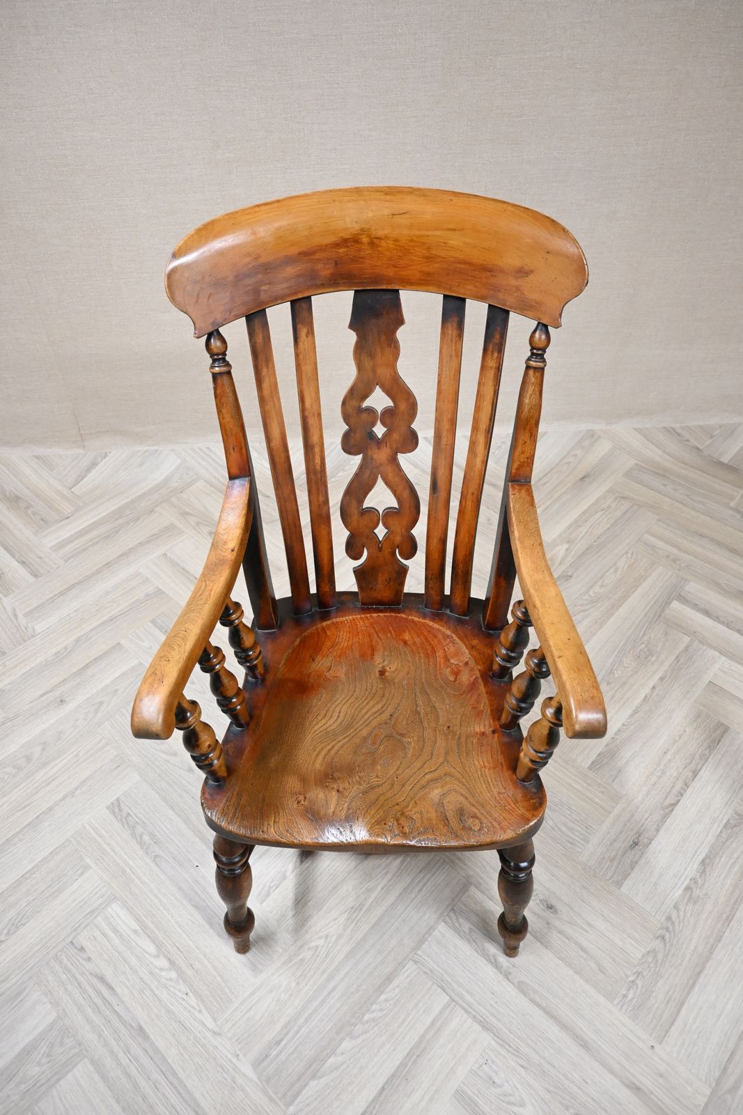 Antique Farmhouse Windsor Armchair photo for sale