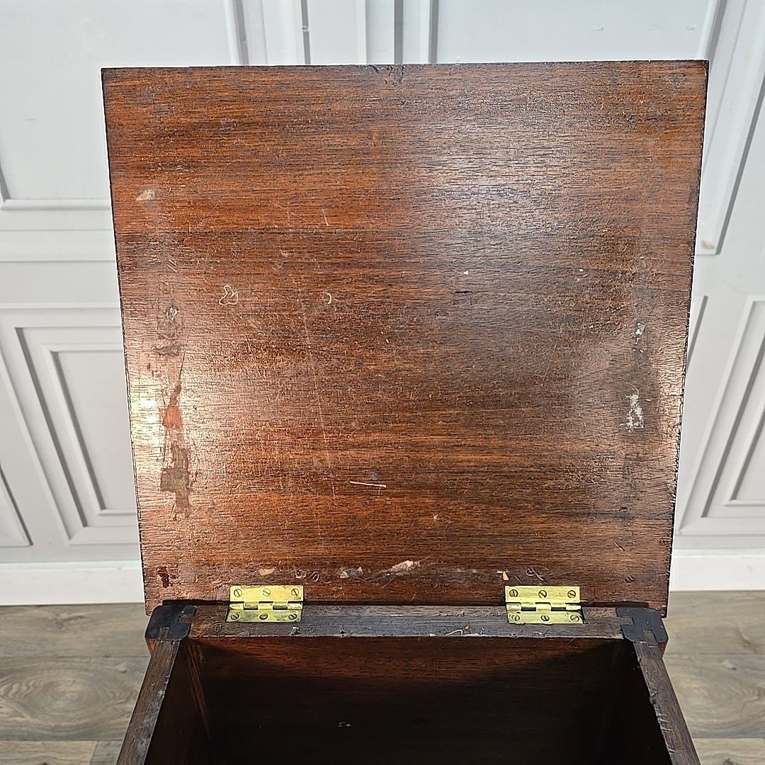 photo for sale Antique Sewing Cabinet Mahogany Pot Cupboard Bedside Table Storage Box Wooden