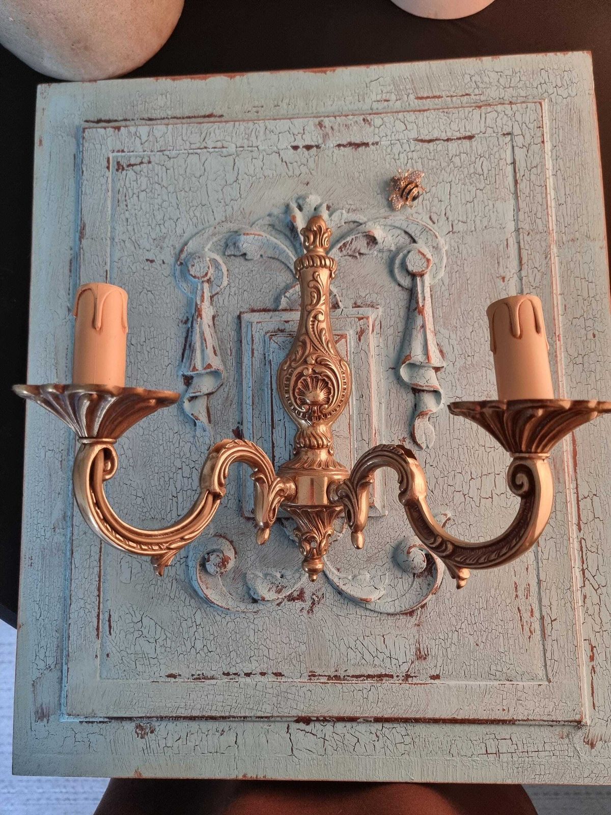 Solid Bronze Wall Light Sconces   Vintage French Bronze Wall Candle Sconces   Electric Wall Lighting   Chateau Decor photo furniture