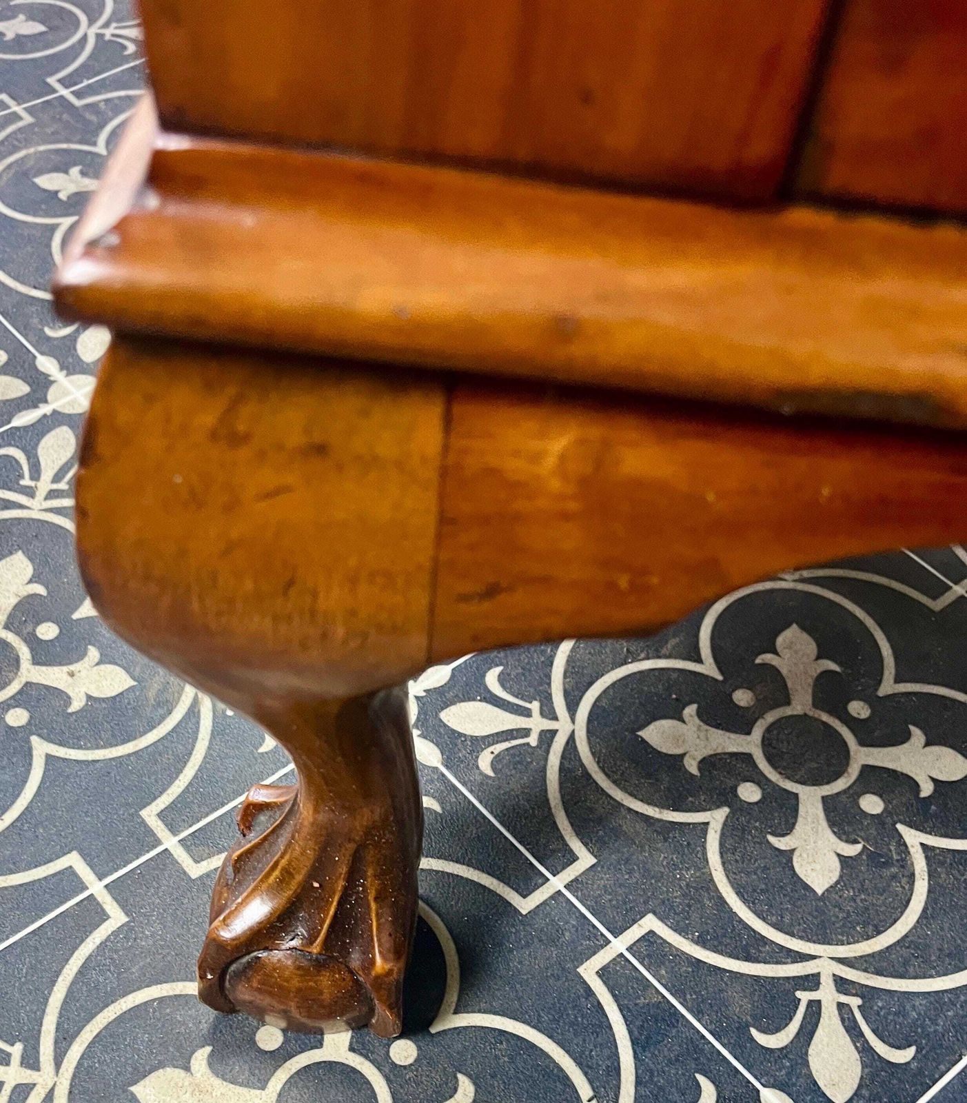 photo buy 1930’s Walnut Mahogany Antique Art Deco Cocktail Display Cabinet