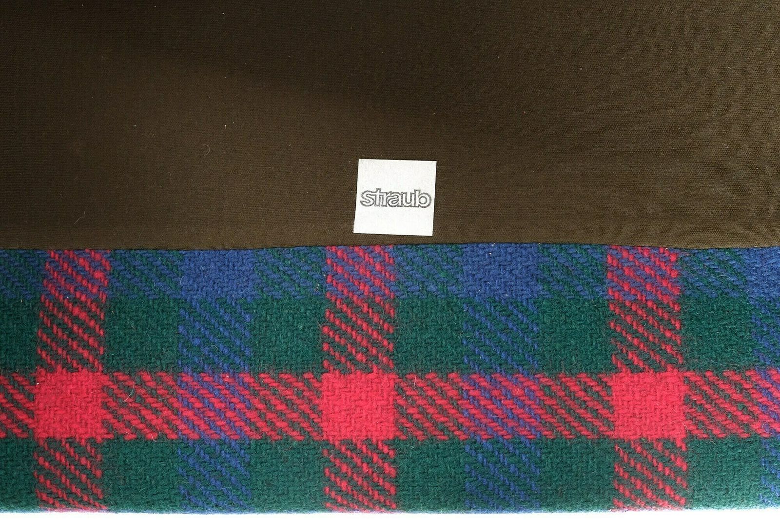 photo furniture 2 Armchairs By Carl Straub With Original Cover, 1960s Vintage, Wool Quilt