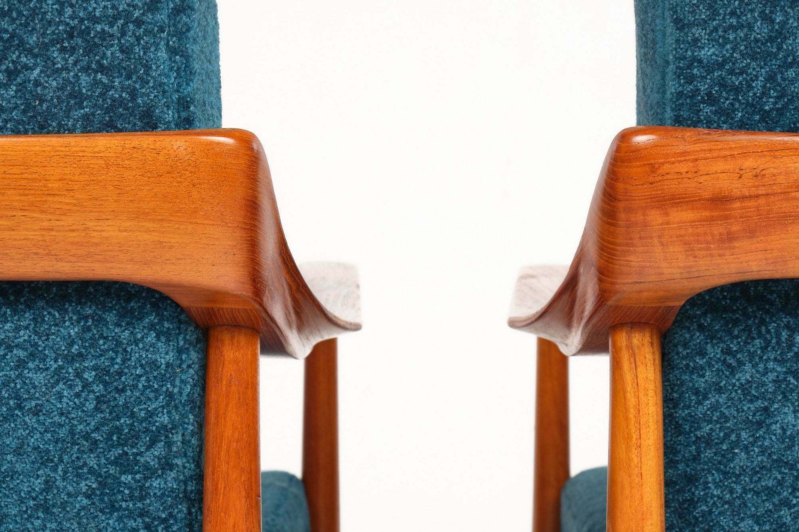 Pair Of Easy Chairs, Vintage, Knoll Antimott, Teakwood, Germany Vintage photo Furniture
