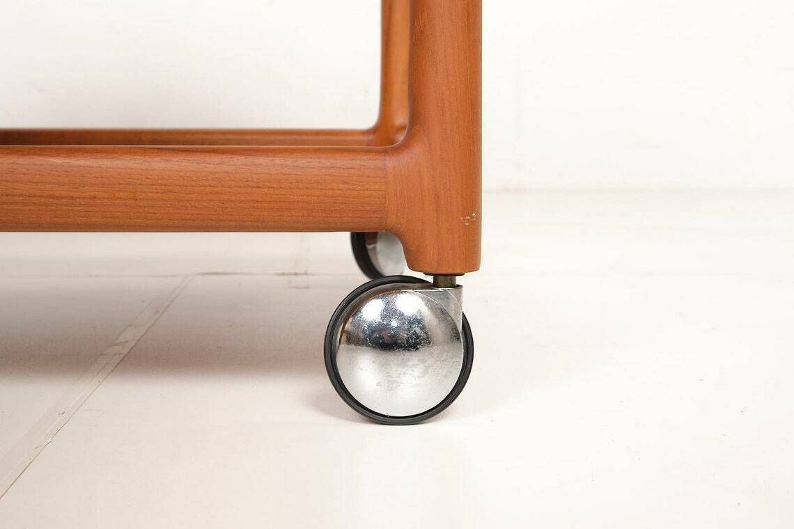 Tea Trolley, Johannes Andersen For Silkeborg, Teak, Vintage, Partly Solid photo 892.0