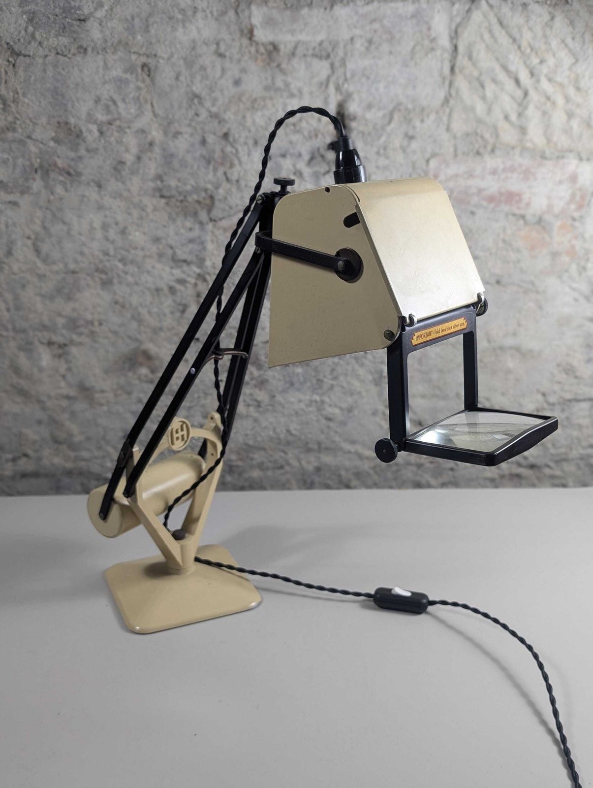 Rare Vintage Hadrill & Horstmann Pluslite Desk Lamp – 1950s – Medical Version – Made In England photo 620.0
