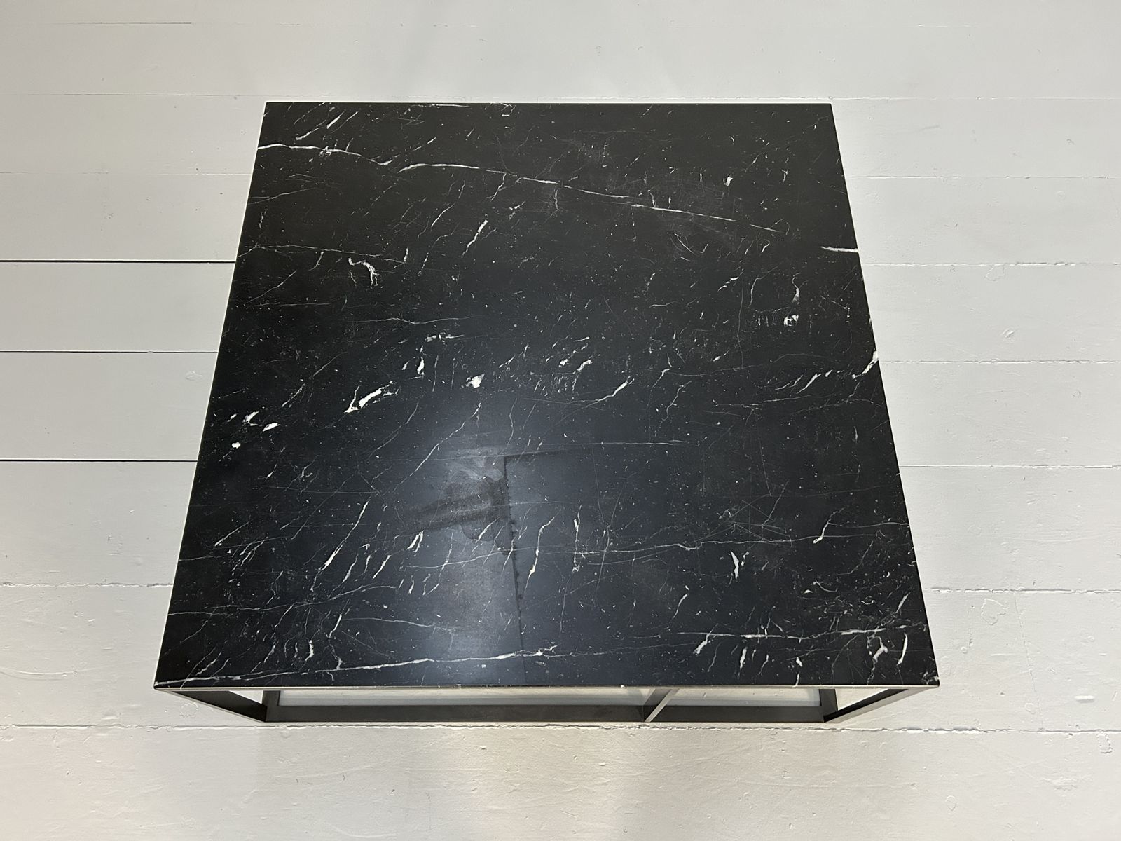 B&B Italia "Lithos" Coffee Table In Black "Marquina" Marble photo vintage