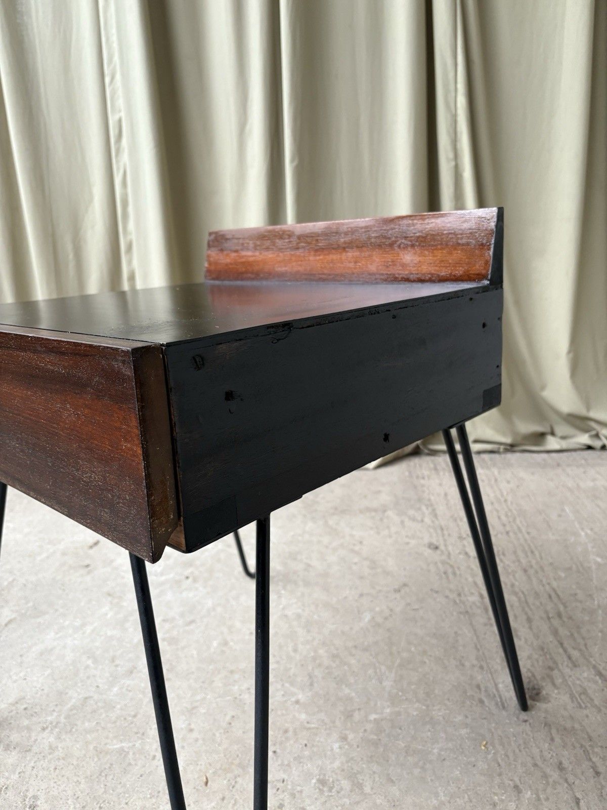 photo furniture Vtg Mid Century Stag C Range Bedside Drawers Side Table Scandi R1108