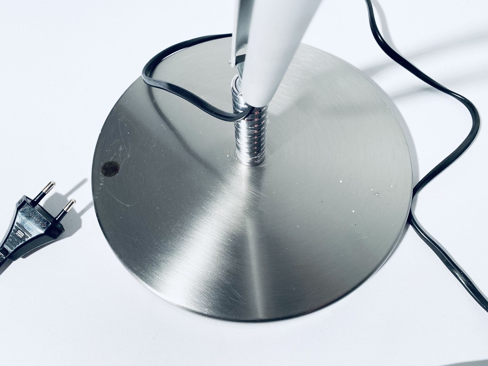 photo furniture Lumina Naomi Designer Desk Lamp Italy Silver Aluminum / Home Office Decor 90s