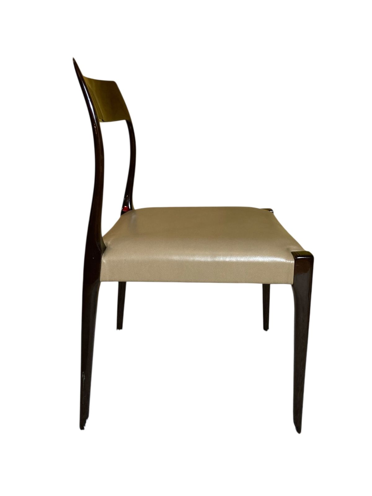 Set Of Four Mid Century Style Laskasa Karen Laquered Dining Chairs photo buy