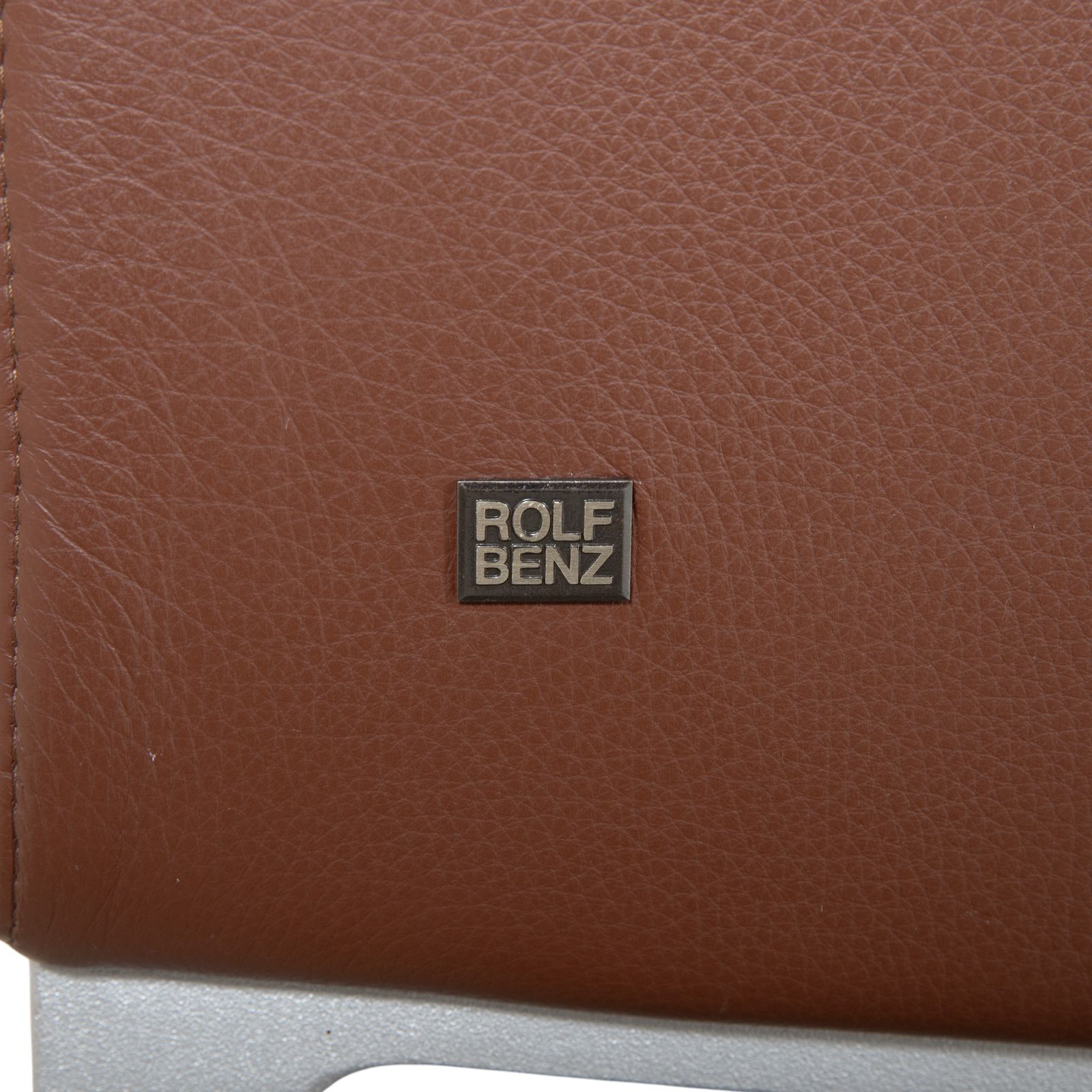 Fauteuil Rolf Benz 3300 en cuir marron photo vintage
