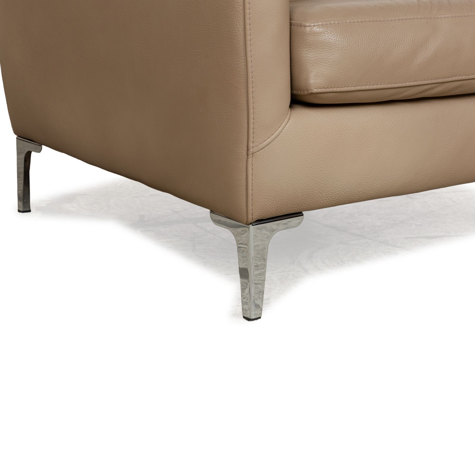 Saba Italia Leather Armchair Brown Light Brown Beige photo 759.0