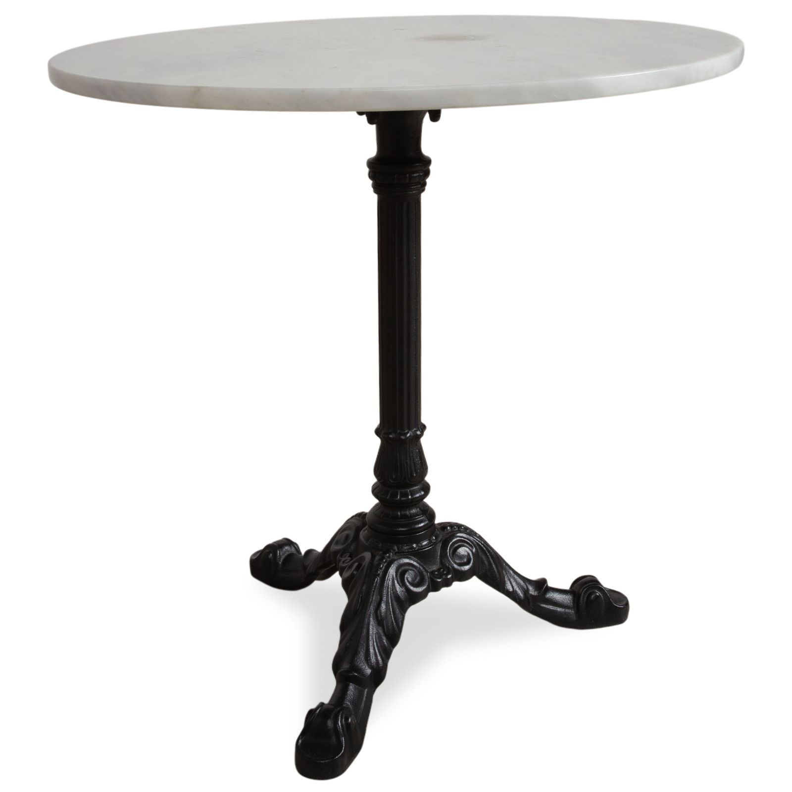 Thonet Marble Cast Iron Coffee Table Black White Grey Art Nouveau