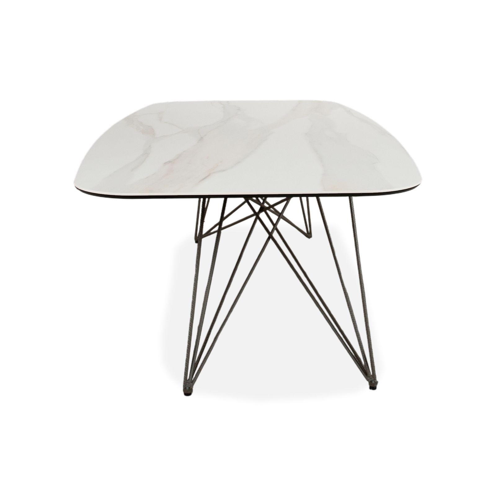 photo for sale Cattelan Italia Gordon Ceramic Stone Marble Dining Table Cream Dining Room