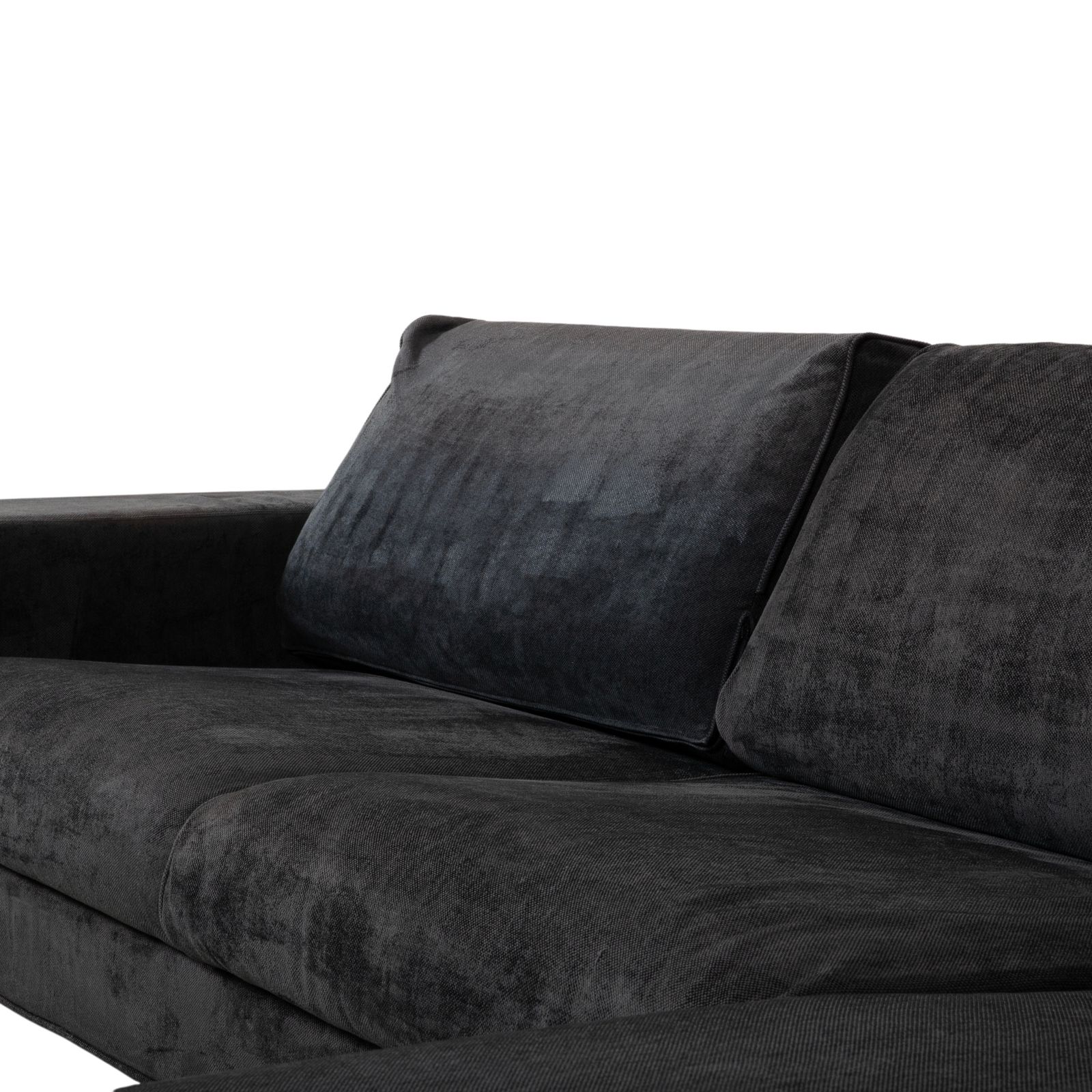Arketipo Fabric Corner Sofa Grey Blue photo for sale