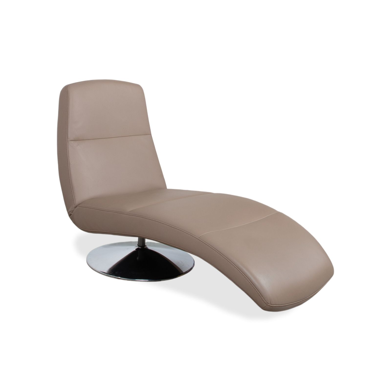 Ewald Schillig Silence Leather Lounger Brown photo for sale