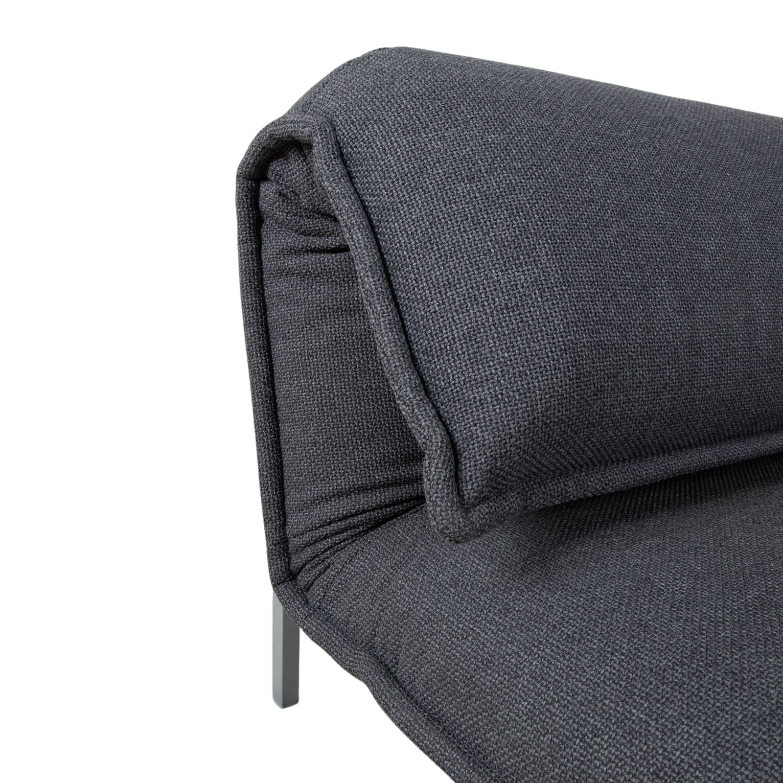 Fauteuil Rolf Benz Nova en tissu gris, fonction manuelle photo vintage