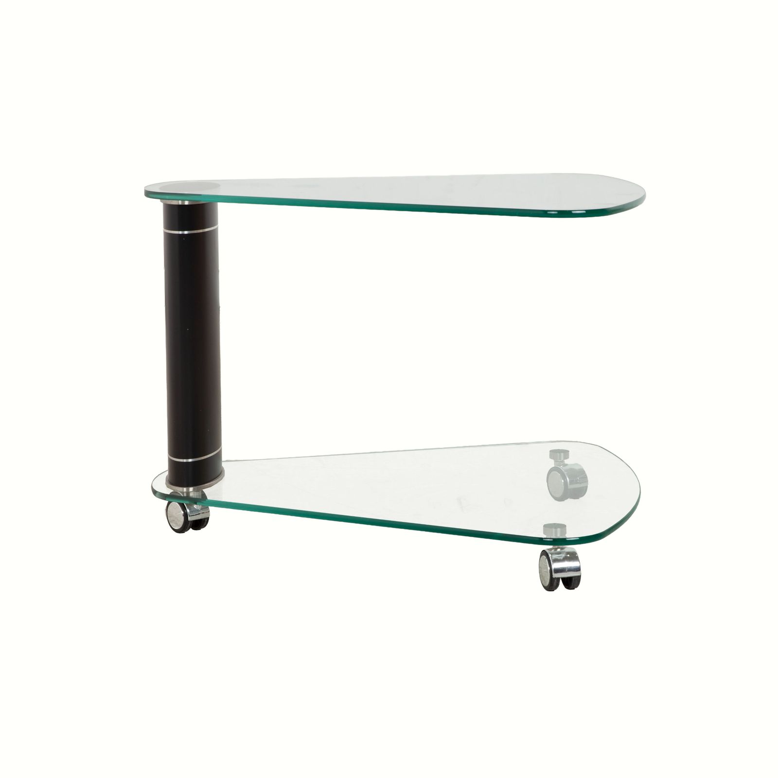 Stressless salontafel glas grijs zilver zwart met rolfunctie photo vintage