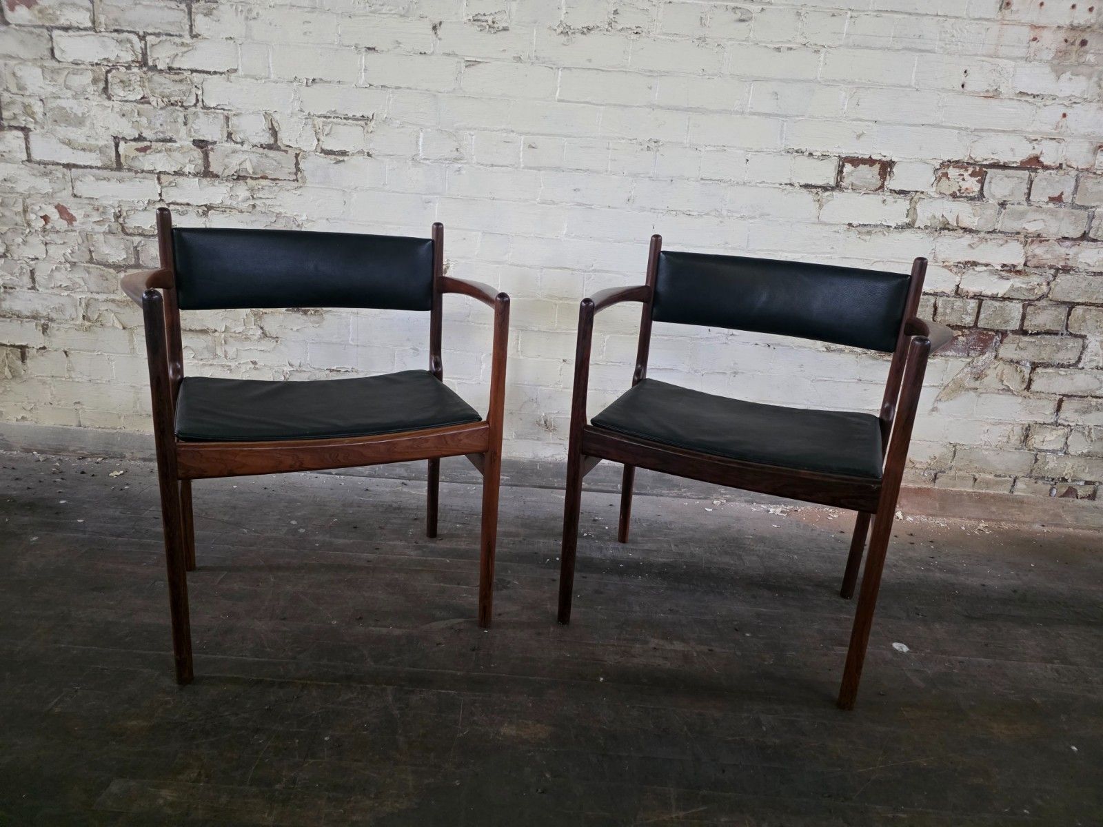 3650.0 Set Of 8 Danish Dining Chairs By Kai Lyngfeldt Larsen photo