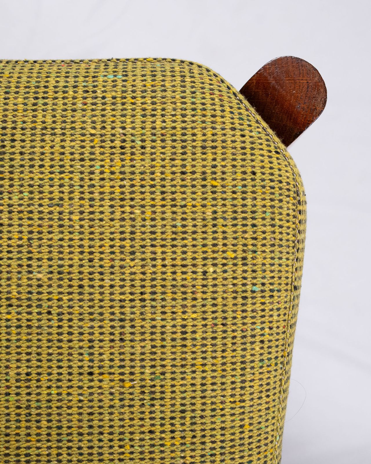 photo vintage Pair Of Oak And Wool Chairs By Guillerme And Chambron, For Votre Maison, France, 1950s