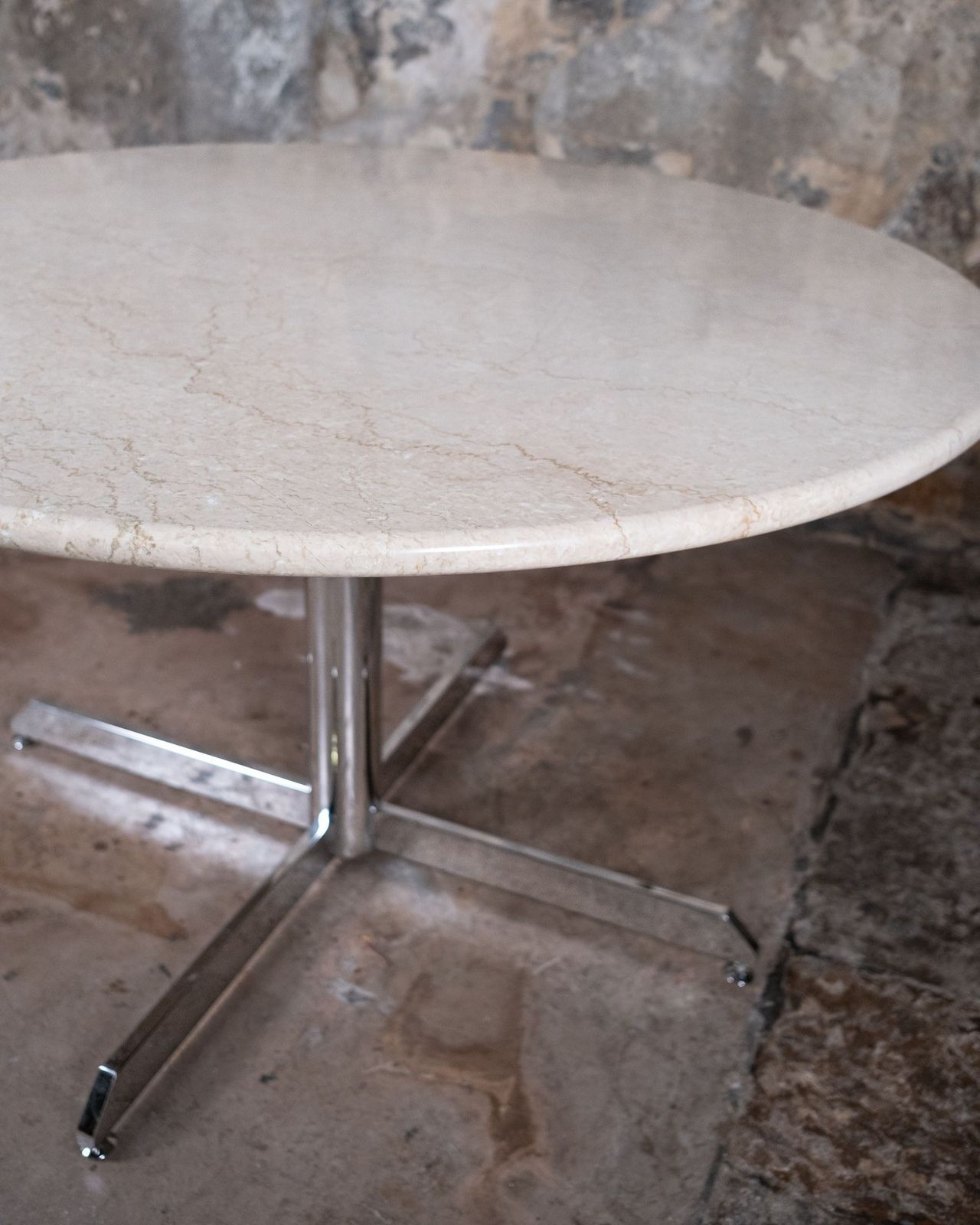 Super Malta Marble Dining Table, By Roche Bobois, Made In France, 1980s photo buy