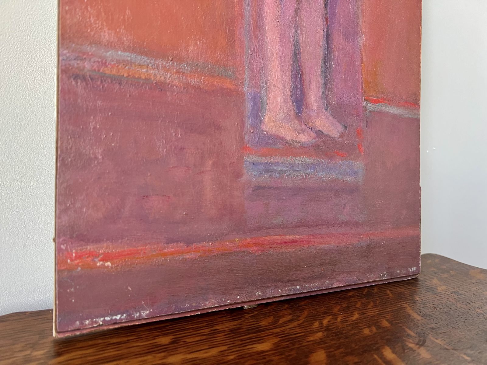 Nude Figure. Oil Painting On Board. Mid 20th Century, Signed And Dated 1974 photo buy