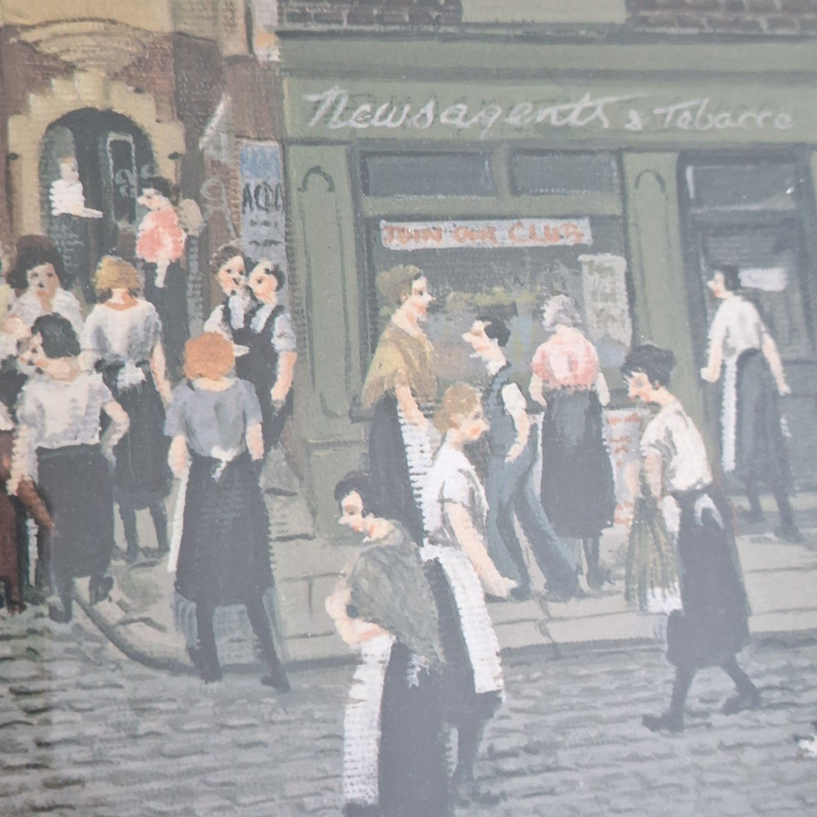 Tom Dodson Limited Edition Print Manchester Artist Dinner Time At The Mill photo for sale