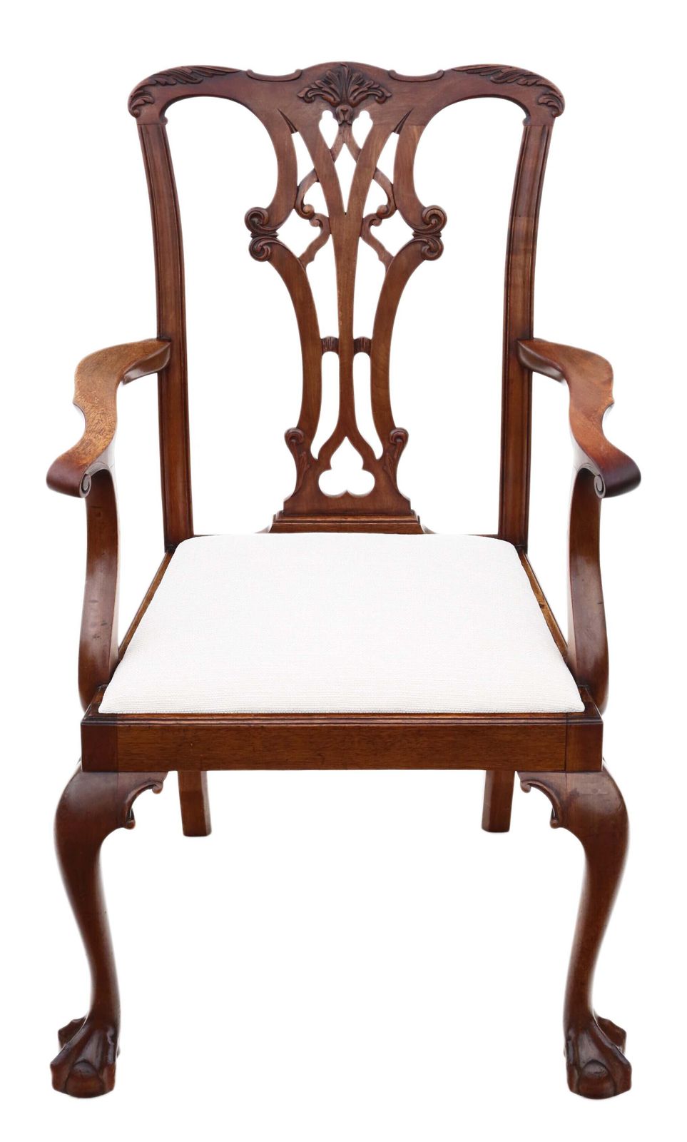 Antique C.1910 Georgian Revival Mahogany Dining Chairs: Set Of 8 (6+2) photo Furniture