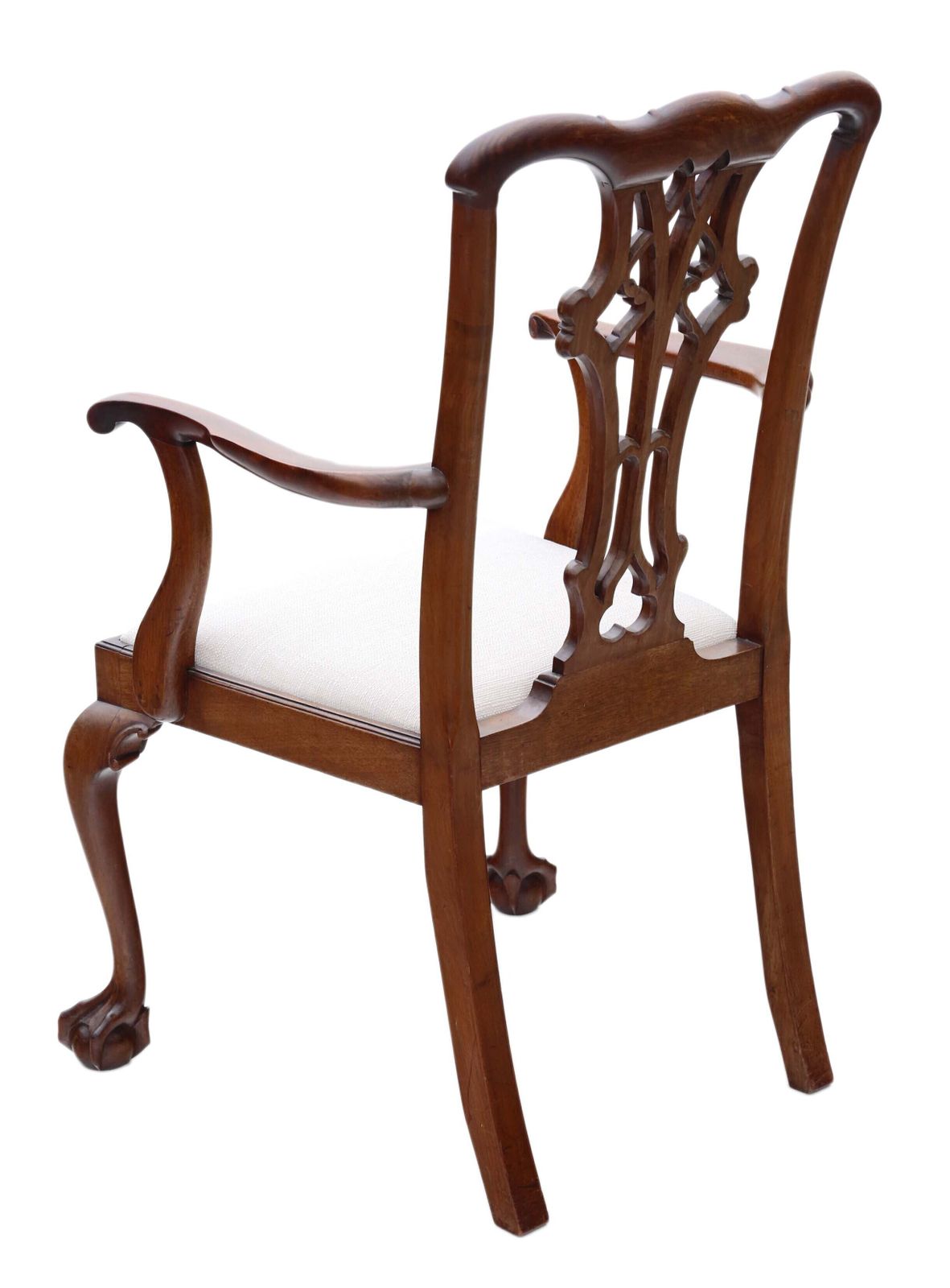 Antique C.1910 Georgian Revival Mahogany Dining Chairs: Set Of 8 (6+2) photo vintage