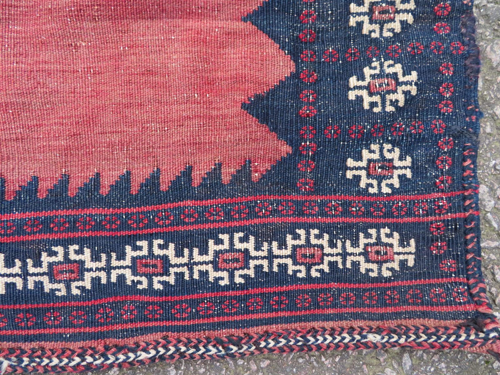 Antique Asian Dining Or Bread Sofreh Rug. 112cm X 115cm. photo 299.0