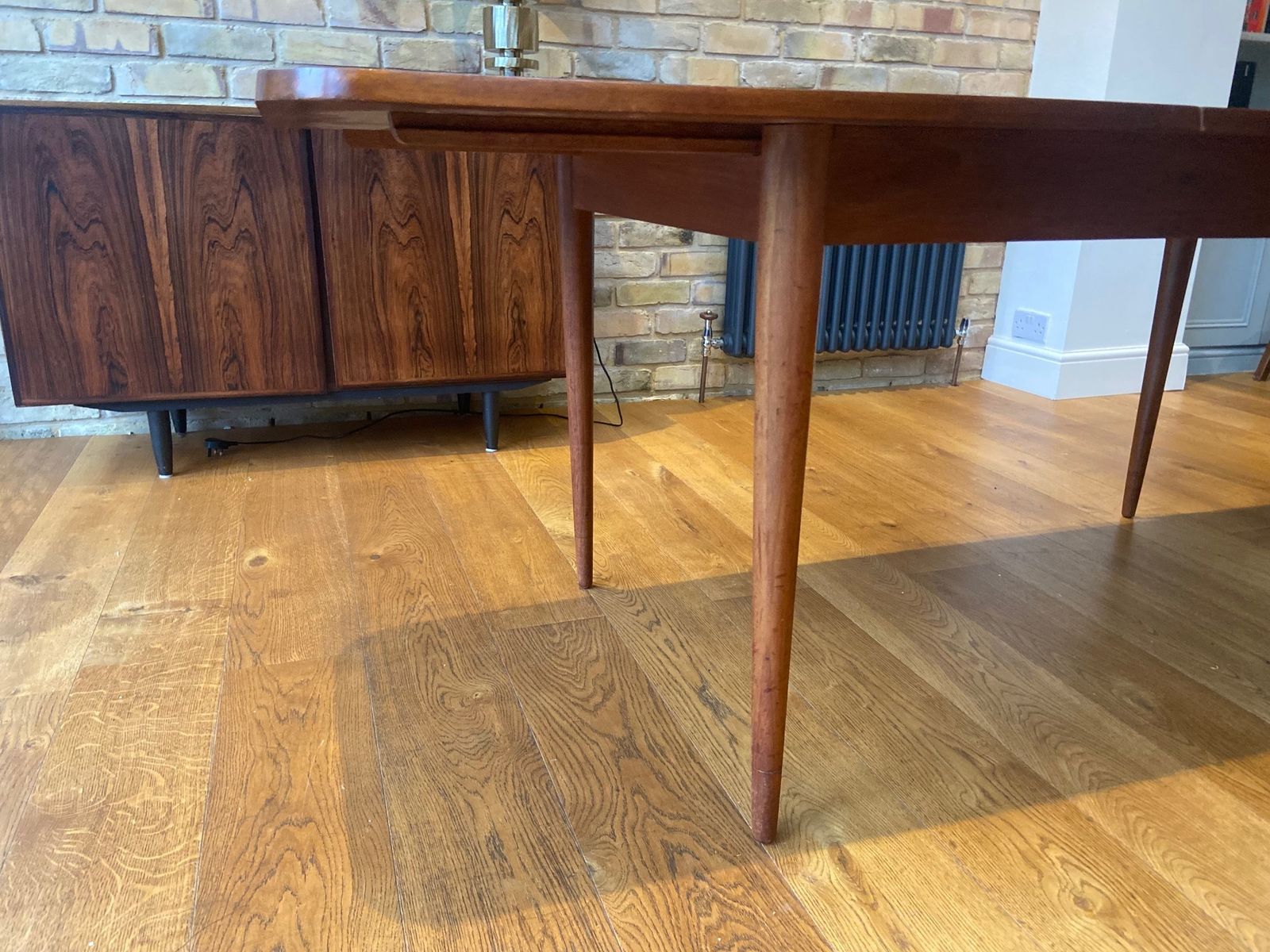 photo furniture Robert Heritage For Archie Shine Rosewood Extending Mid Century Dining Table
