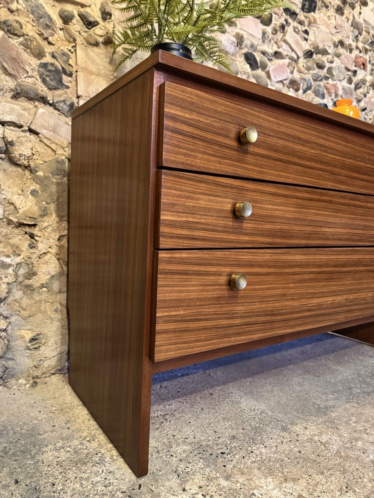 🚛 Modernist / Mid Century Teak Chest Of Drawers Danish Design / Wegner Ry photo vinterior